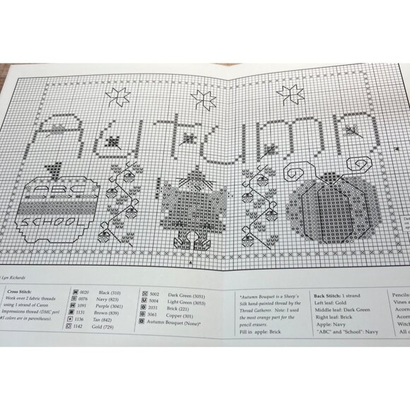 Autumn Cross Stitch Kit - Picture 3 of 3